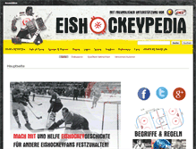 Tablet Screenshot of eishockeypedia.de